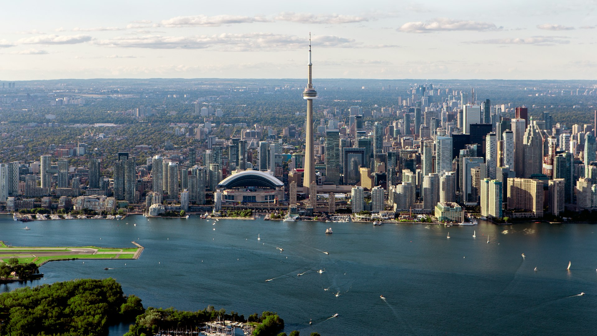 Toronto aerial view